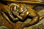 Gloucester Cathedral Gloucestershire 14th 19th century medieval misericords misericord misericorde misericordes Miserere Misereres choir stalls Woodcarving woodwork mercy seats pity seats  57.4.jpg